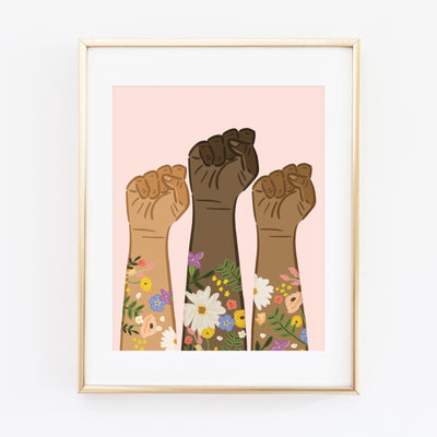 Black Lives Matter Art Print by Bloomwolf Studio Decor Bloomwolf Studio   