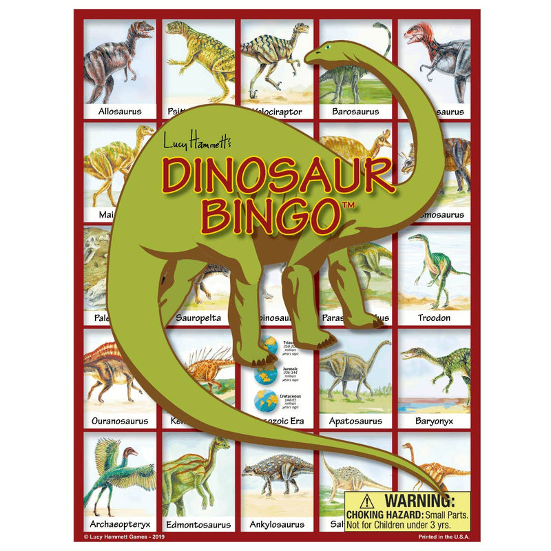 Dinosaur Bingo by Lucy Hammett Games