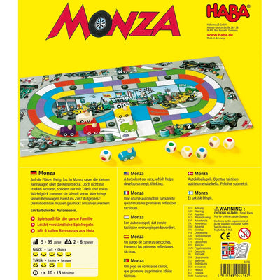 Monza Car Racing Board Game by Haba