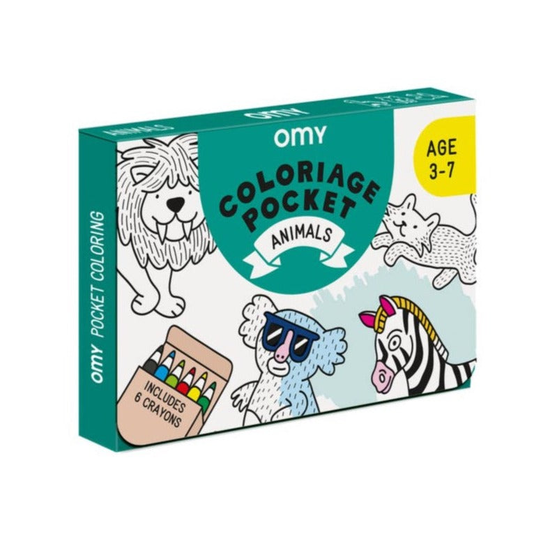Mini Coloring Set - Animals by OMY Toys OMY   