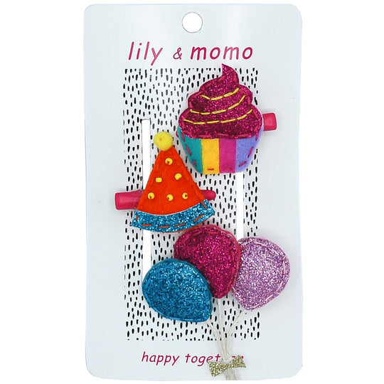 Party Time Trio Hair Clips by Lily + Momo