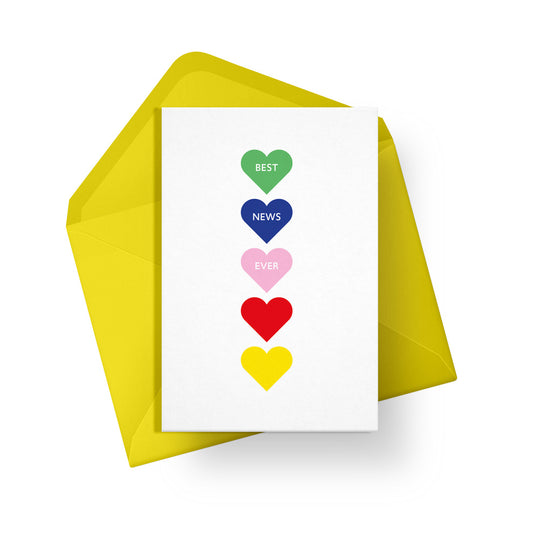 Best News Ever Card by Alphablots