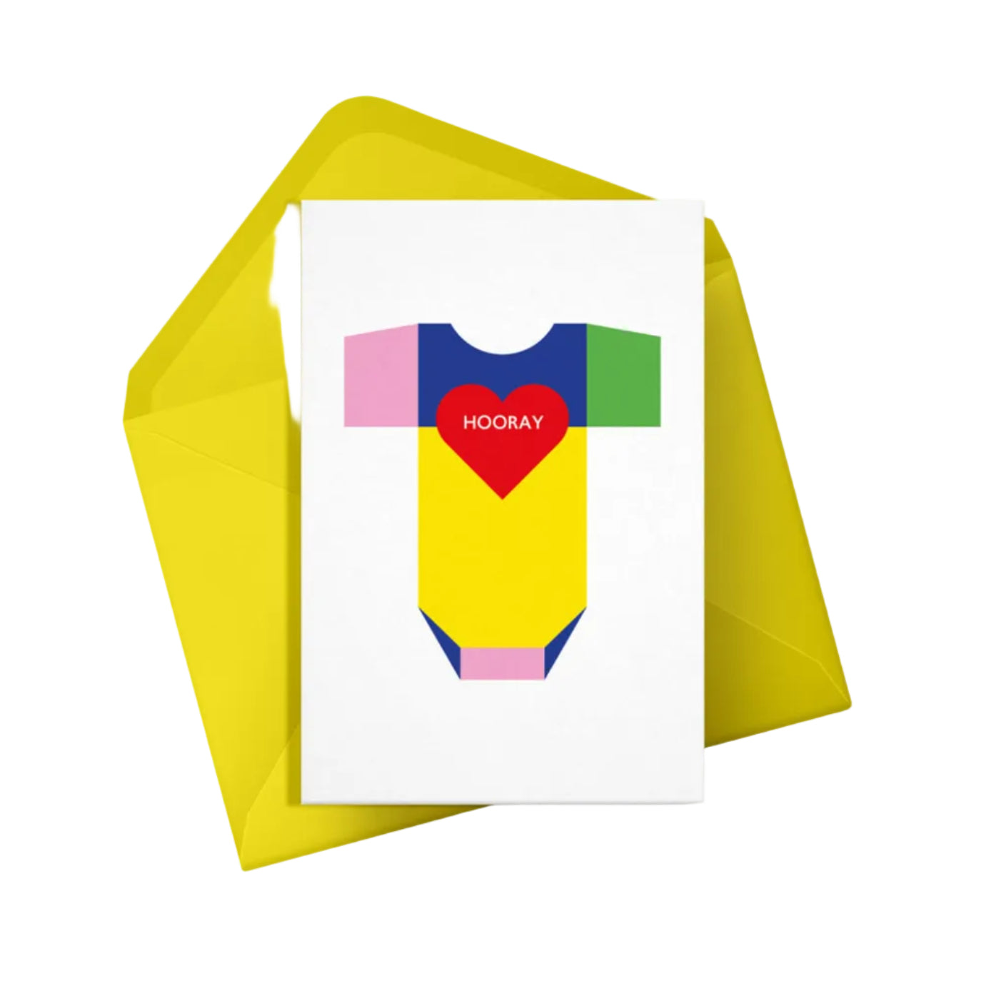 Hooray New Baby Card by Alphablots Paper Goods + Party Supplies Alphablots   