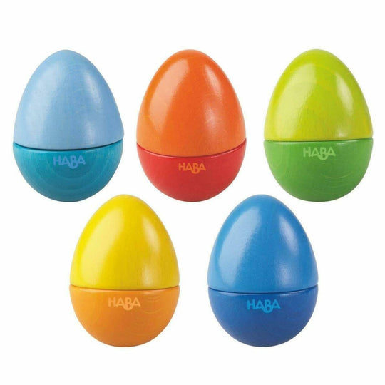 Wooden Musical Eggs - Set of 5 by Haba