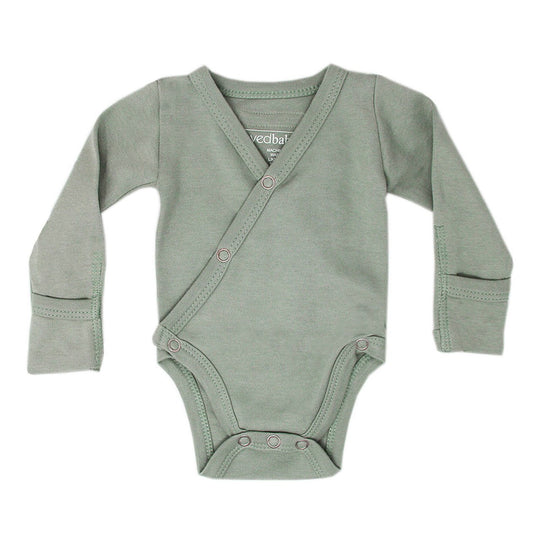 Organic Kimono Bodysuit - Seafoam by Loved Baby