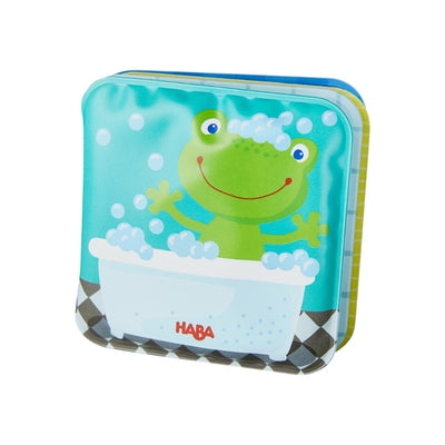 Fritz the Frog Mini Bath Book with Rattle by Haba Books Haba   