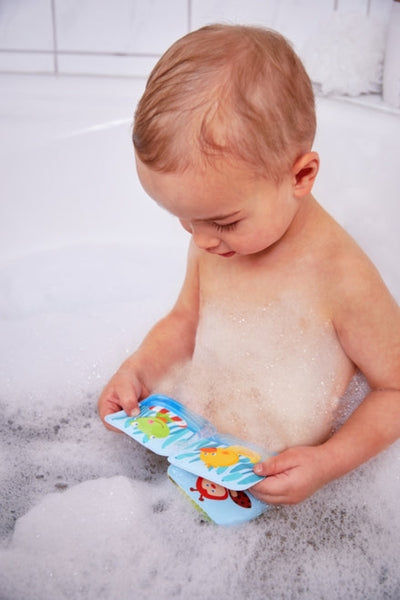 Albert the Duck Mini Bath Book with Squeaker by Haba Books Haba   