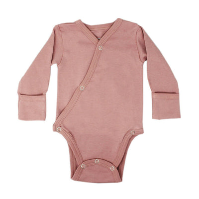 Organic Kimono Bodysuit - Mauve by Loved Baby Apparel Loved Baby   