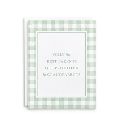 Promoted to Grandparents Greeting Card