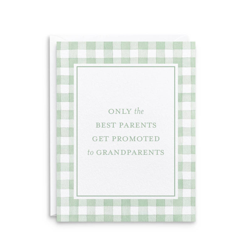 Promoted to Grandparents Greeting Card