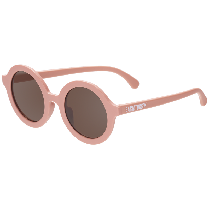 Euro Round Sunglasses - Peachy Keen with Amber Lens by Babiators Accessories Babiators   