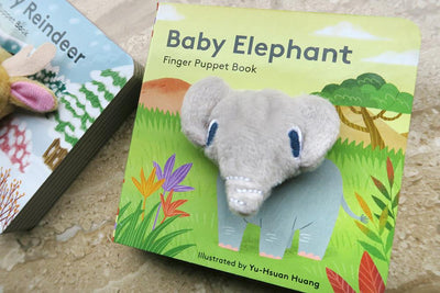 Baby Elephant - Finger Puppet Board Book Books Chronicle Books   