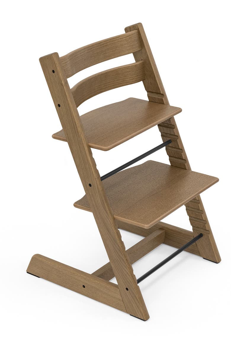 Tripp Trapp Chair in Oak Wood by Stokke Furniture Stokke Oak Brown  