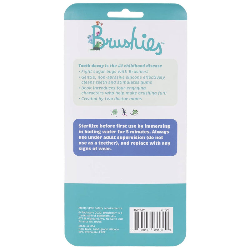 Brushies 2 Pack and Mini Book - Chomps and Willa by The Brushies Bath + Potty The Brushies   