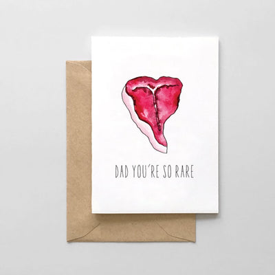 Dad You're So Rare Card by Spaghetti & Meatballs Paper Goods + Party Supplies Spaghetti & Meatballs   