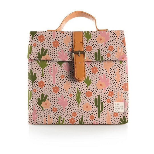 Lunch Satchel - Blooming Cacti by The Somewhere Co.