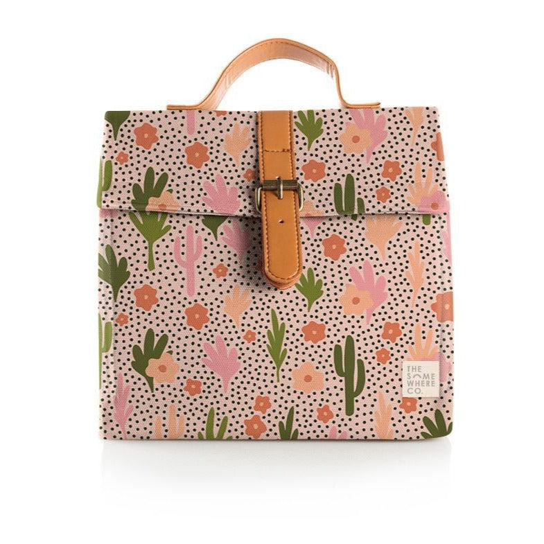 Lunch Satchel - Blooming Cacti by The Somewhere Co. Nursing + Feeding The Somewhere Co.   