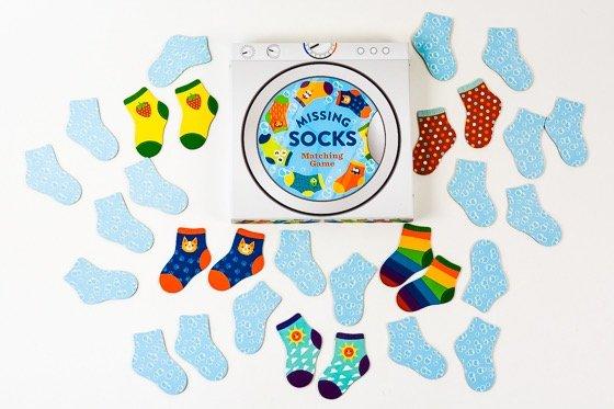 Missing Socks Matching Game Toys Chronicle Books   