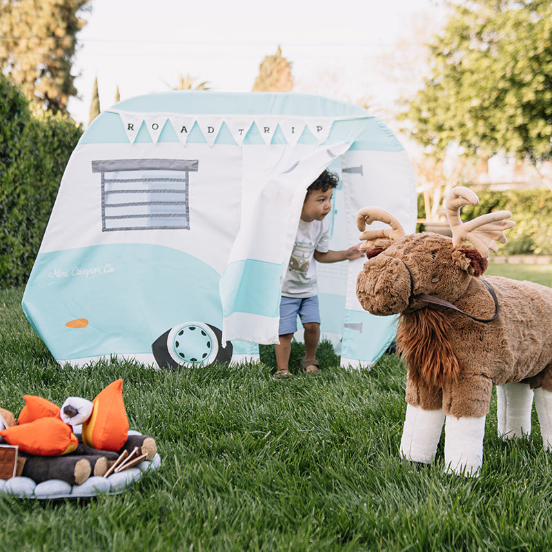 Blue Roadtrip Camper Playhome by Wonder & Wise Toys Wonder & Wise   