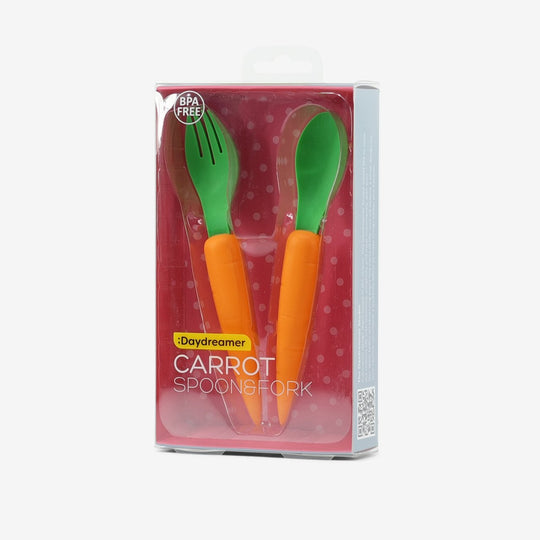 Carrot Spoon and Fork by Daydreamer