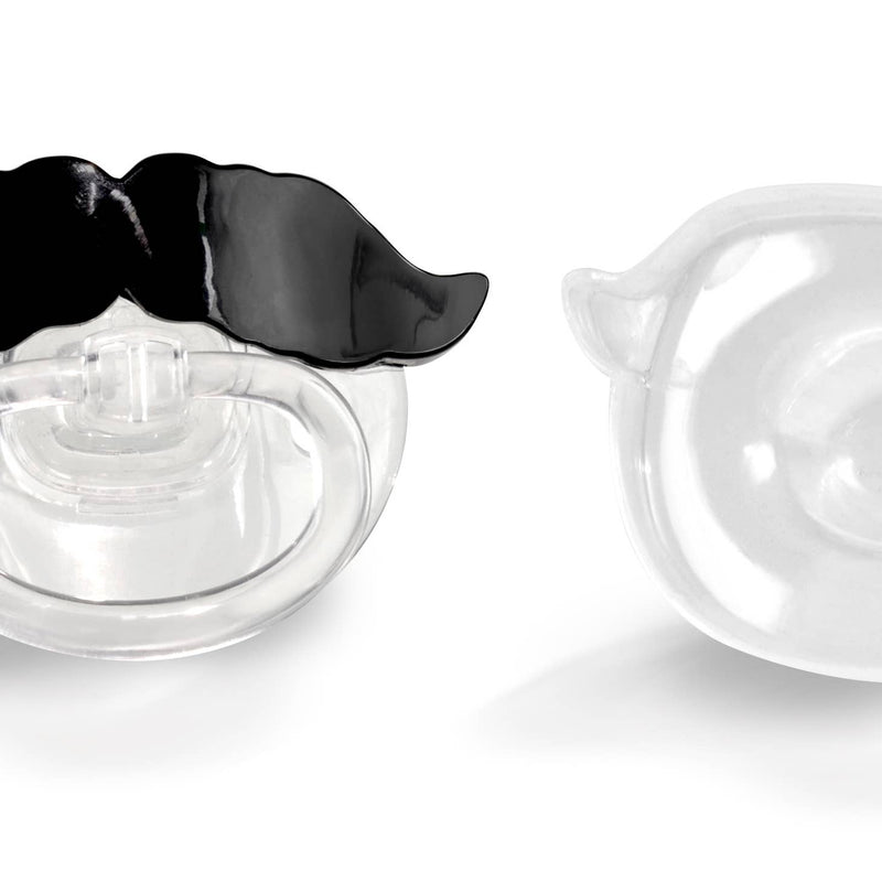 Chill Baby Mustache Pacifier by Fred + Friends Infant Care Fred + Friends   