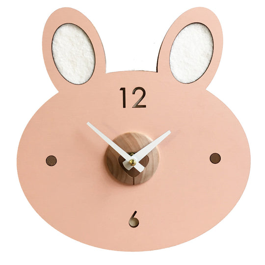 Menagerie Clock - Bunny by Tree by Kerri Lee