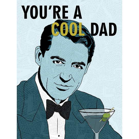Cool Dad Cary Grant Card