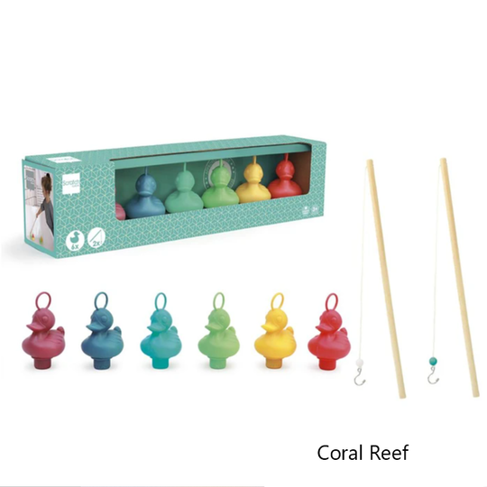 Fishing Ducks Set (6 Ducks + 2 Rods) by Scratch