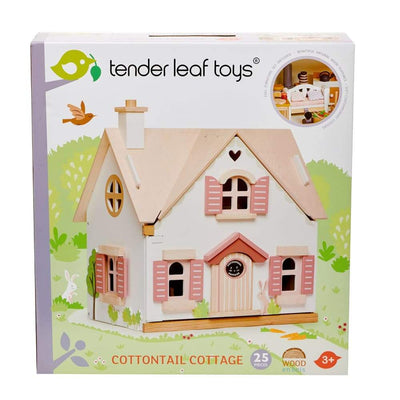 Cottontail Cottage Wooden Doll House by Tender Leaf Toys Toys Tender Leaf Toys   
