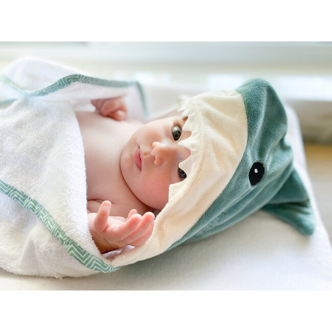 Shark Baby Terry Towel by Mon Ami Bath + Potty Mon Ami   