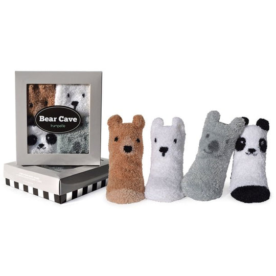 Bear Cave Socks - Set of 4 by Trumpette