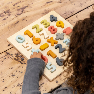 Wooden Puzzle - Numbers by Coco Village Toys Coco Village   