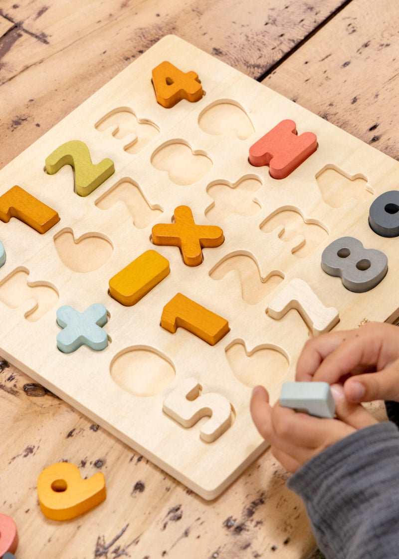 Wooden Puzzle - Numbers by Coco Village Toys Coco Village   