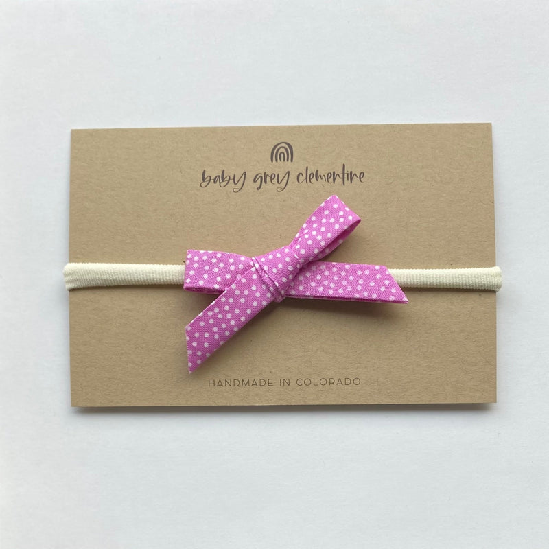 Patsy Headband - Hot Pink by Baby Grey Clementine Accessories Baby Grey Clementine   