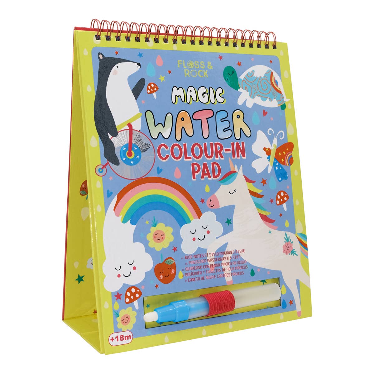 Magic Water Colour In Easel Pad by Floss & Rock – Pacifier Kids Boutique