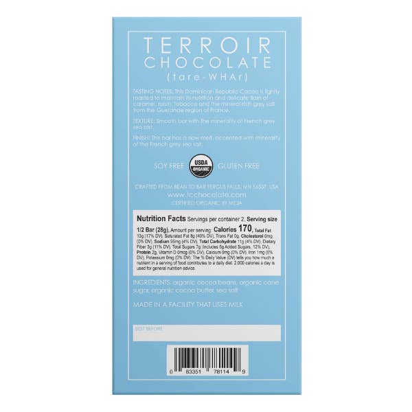 French Grey Sea Salt by Terroir Chocolate