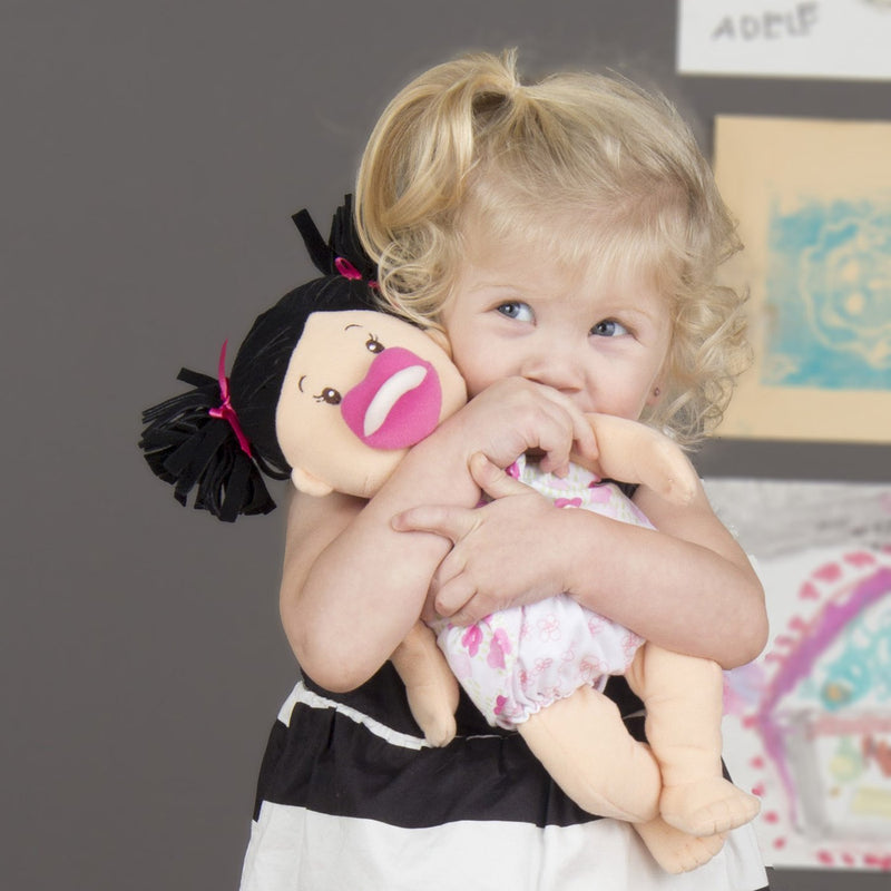 Baby Stella Doll - Peach with Black Hair by Manhattan Toy Toys Manhattan Toy   