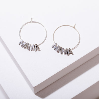 Mama Earrings - Sterling Silver by Larissa Loden Accessories Larissa Loden   