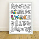 Giant Coloring Poster - ABC by OMY Toys OMY   