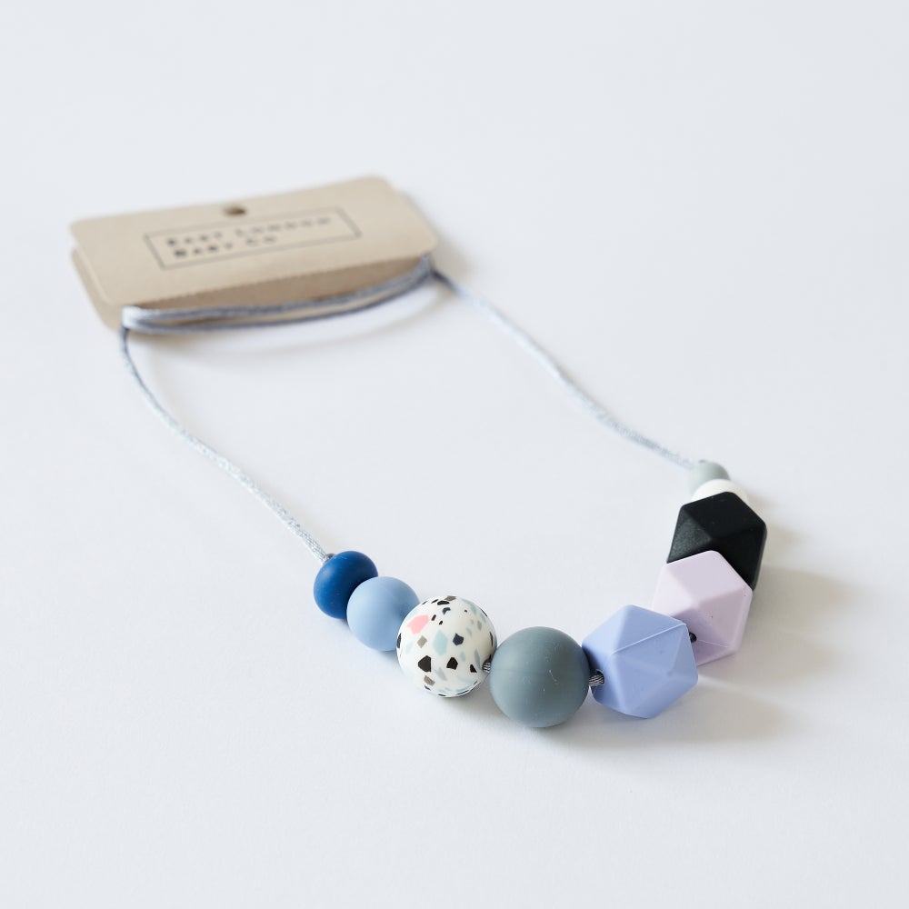Hoxton Silicone Teething Necklace by East London Baby Co Accessories East London Baby Co   