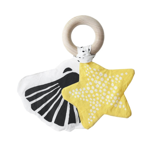 Organic Crinkle Teether - Starfish by Wee Gallery