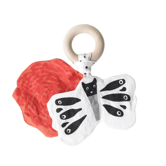 Organic Crinkle Teether - Butterfly by Wee Gallery