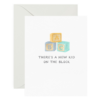 New Kid on the Block Card by Amy Zhang Paper Goods + Party Supplies Amy Zhang   