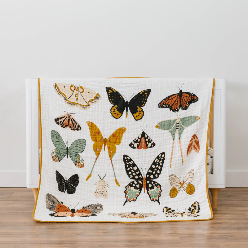 Butterfly Collector Quilt by Clementine Kids Bedding Clementine Kids   