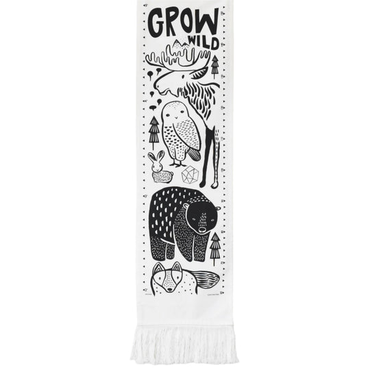 Organic Canvas Growth Chart - Nordic by Wee Gallery