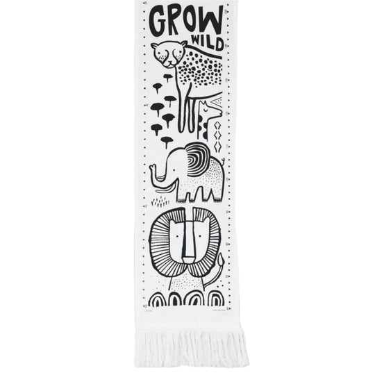 Organic Canvas Growth Chart - Safari by Wee Gallery