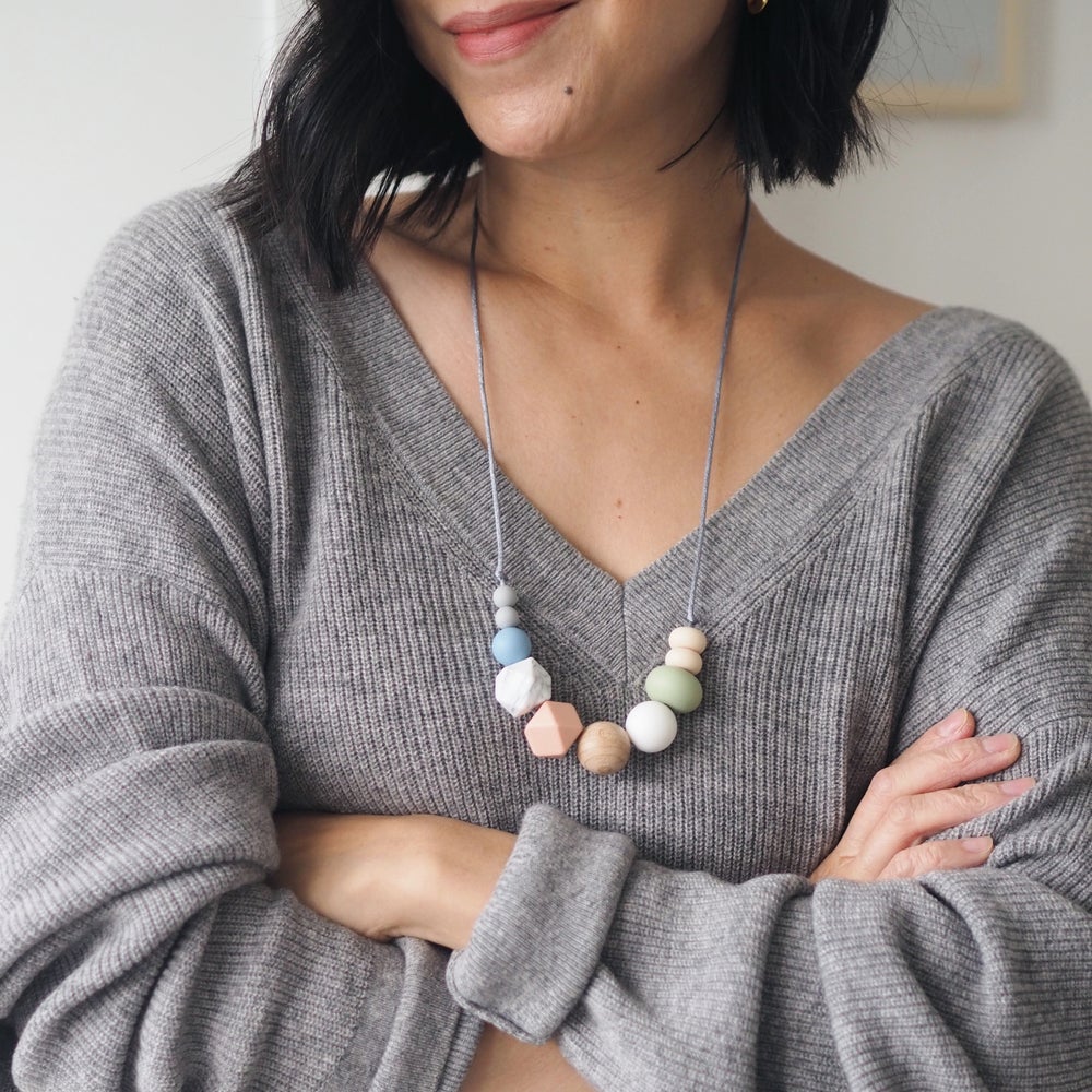 Leyton Teething Necklace by East London Baby Co Accessories East London Baby Co   