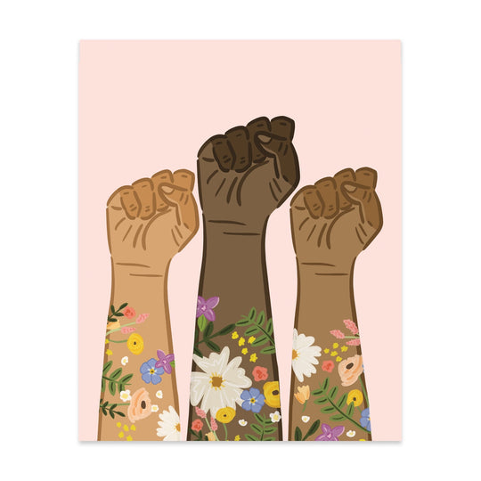 Black Lives Matter Art Print by Bloomwolf Studio