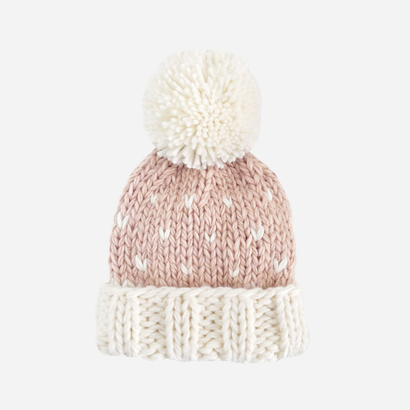 Shiloh Hand Knit Hat - Blush The Blueberry Hill Accessories The Blueberry Hill   