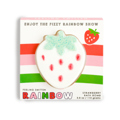 Rainbow Show Bath Bomb - Strawberry by Feeling Smitten Bath + Potty Feeling Smitten   